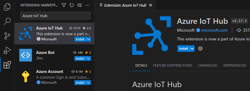 Azure Iot Hub Vs Code Extension